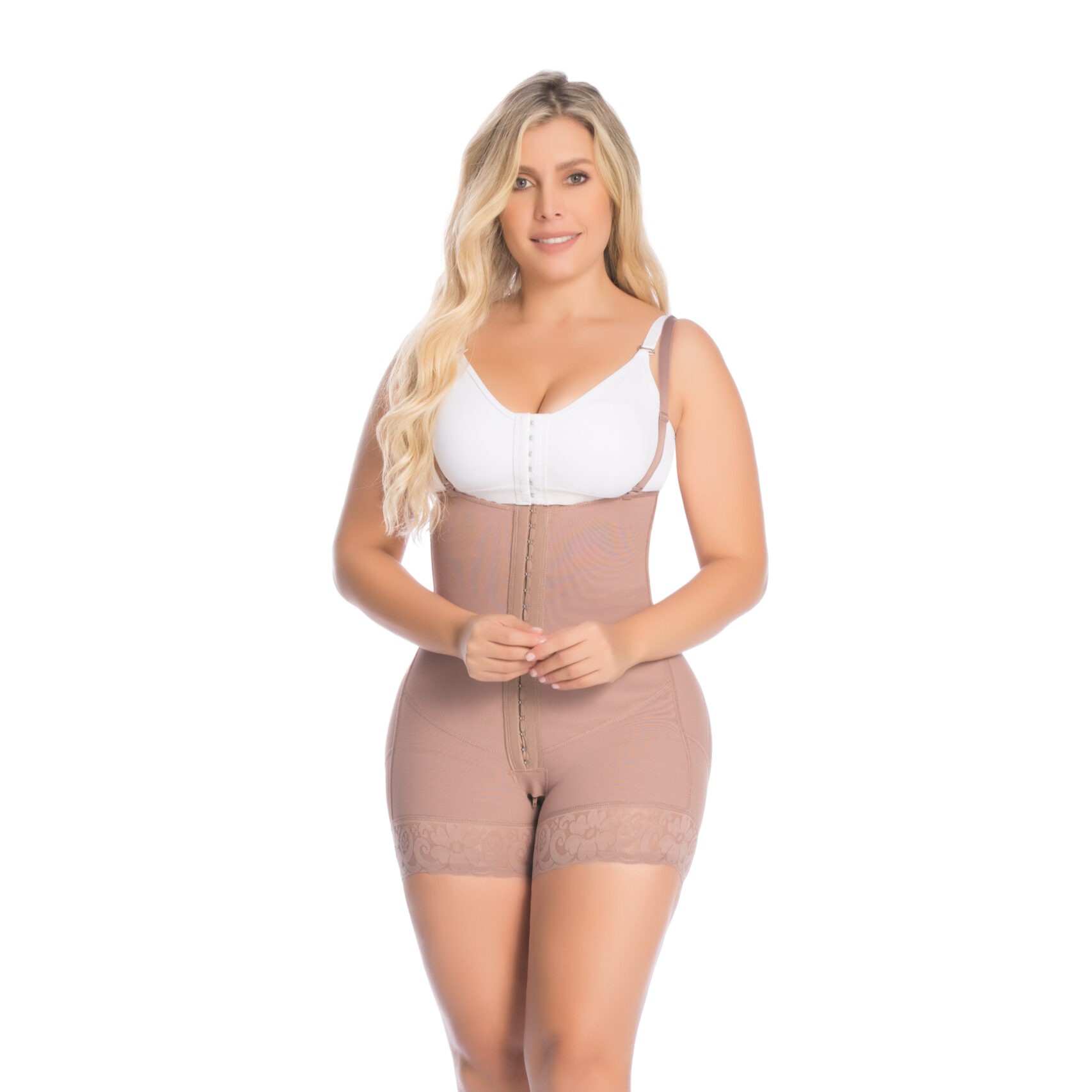 Faja strapless tipo short ultra realce 11230